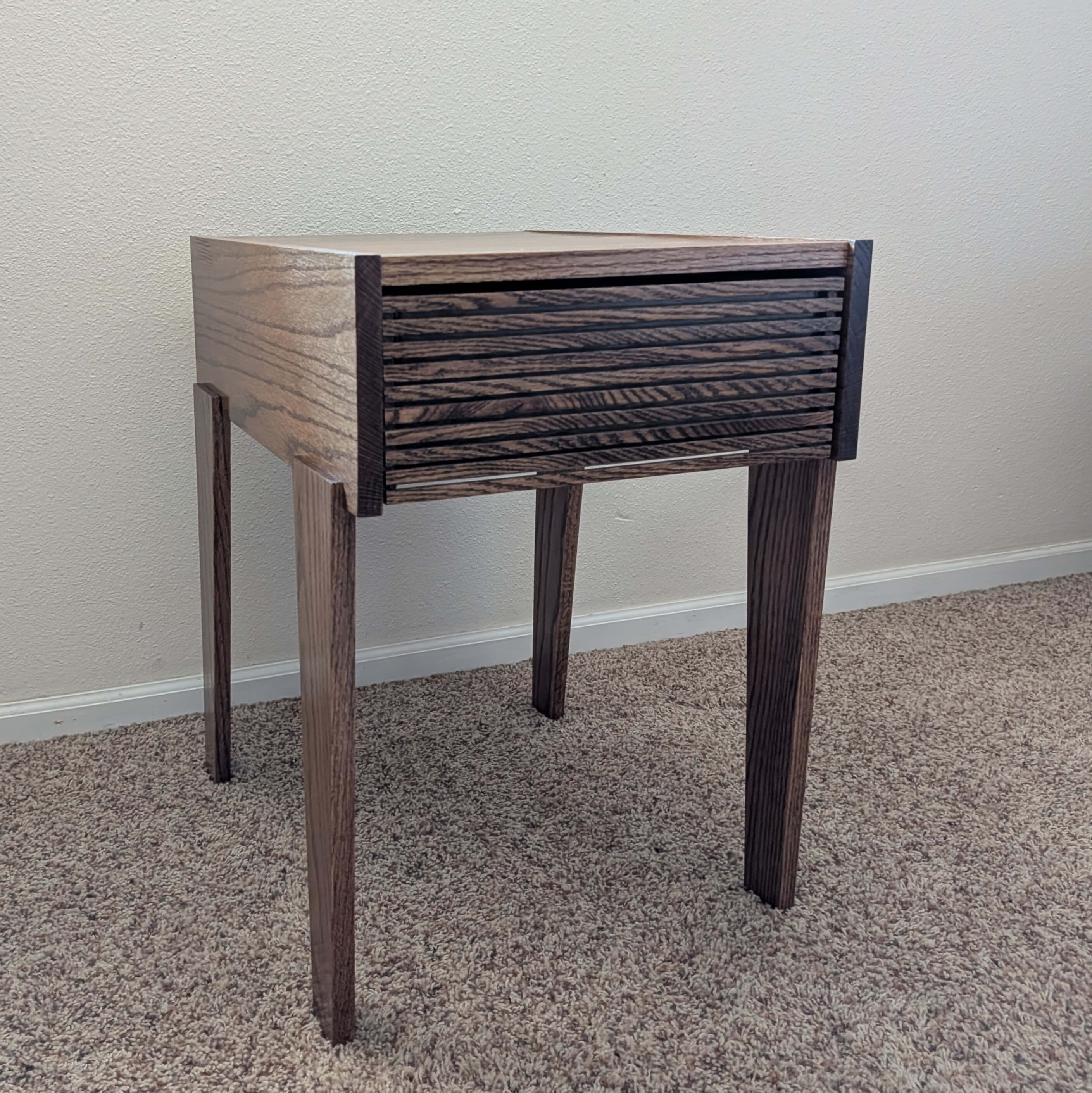 Modern custom handcrafted side table